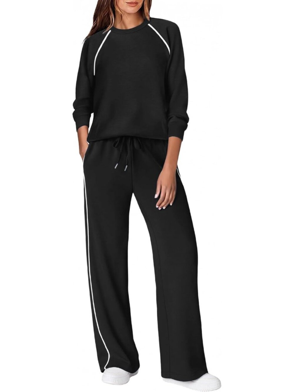 Ekoauer Women's 2-Piece Lounge Set - Stylish & Comfortable Travel & Casual Wear